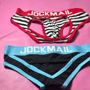 Jockmail Striped and Solid Briefs Set